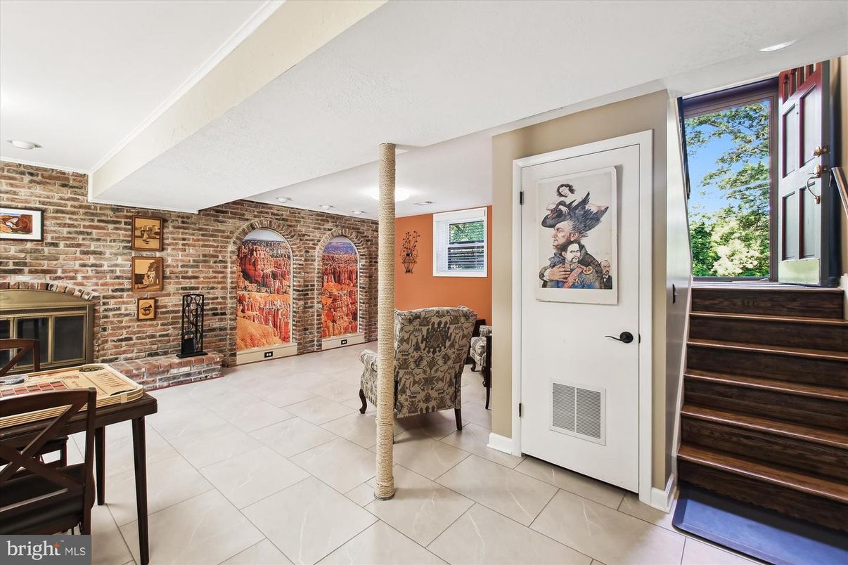 Interior, Recessed Lighting, Stone Walls