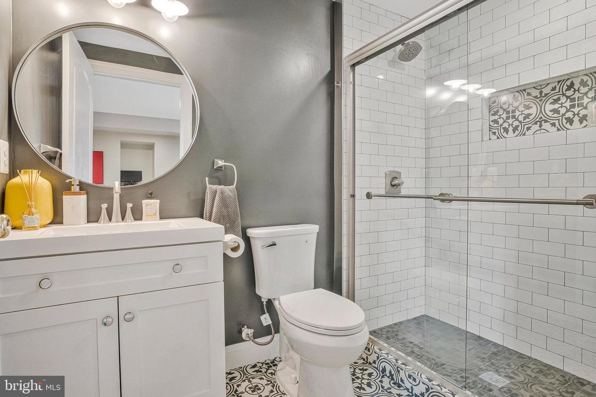 Bathroom, Glass Shower, Interior