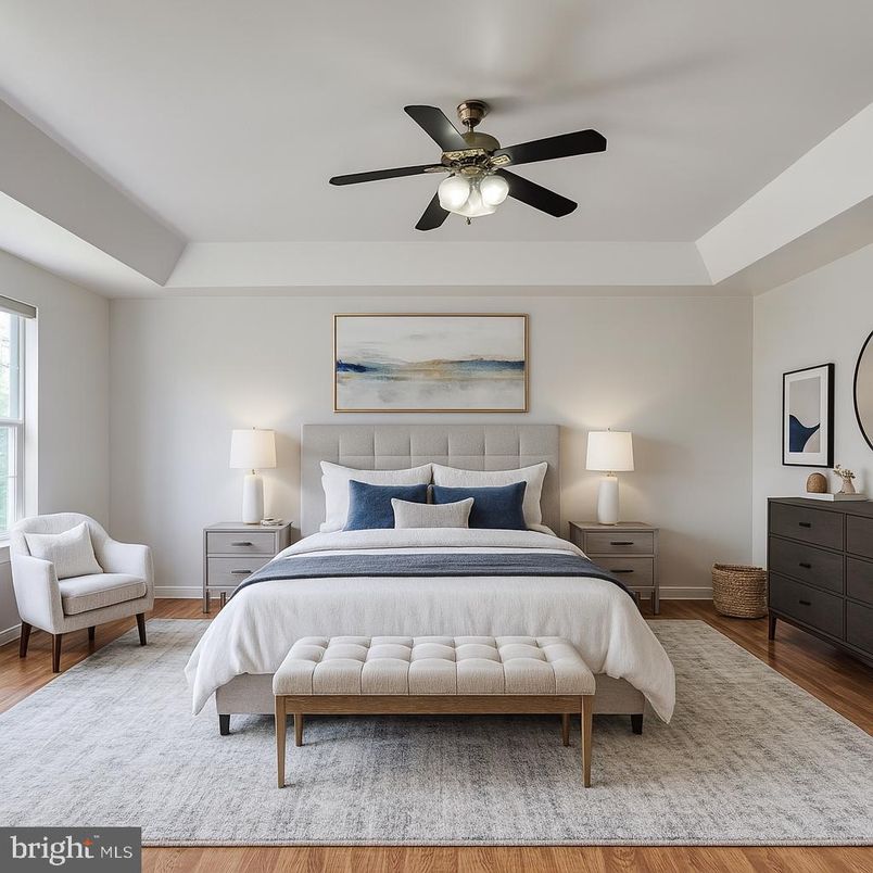 Bedroom, Interior, Wood Texture Flooring
