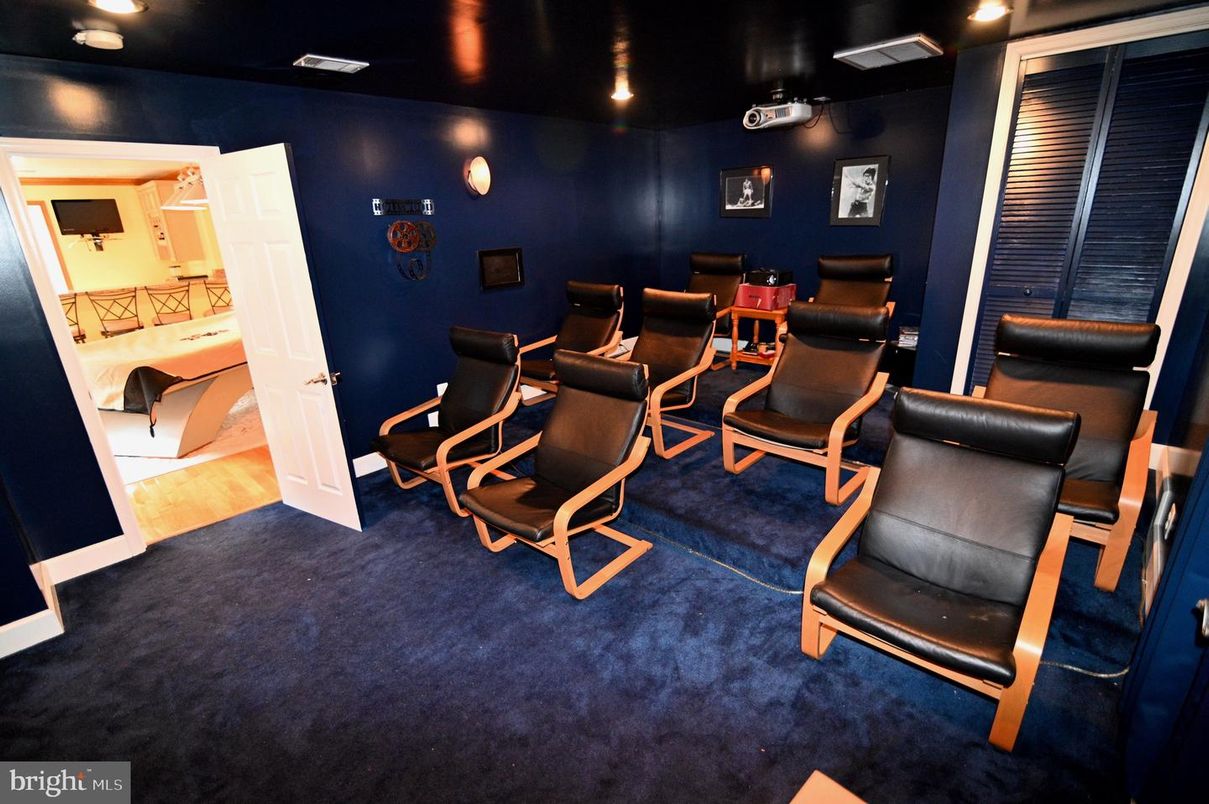 Home Theatre Room, Interior, Recessed Lighting, Theatre Room