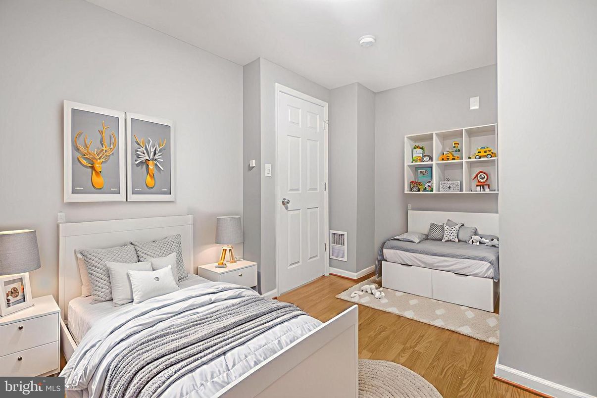 Bedroom, Interior, Wood Texture Flooring