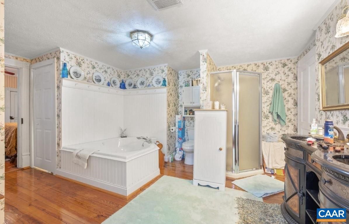 Bathroom, Interior, Wood Texture Flooring