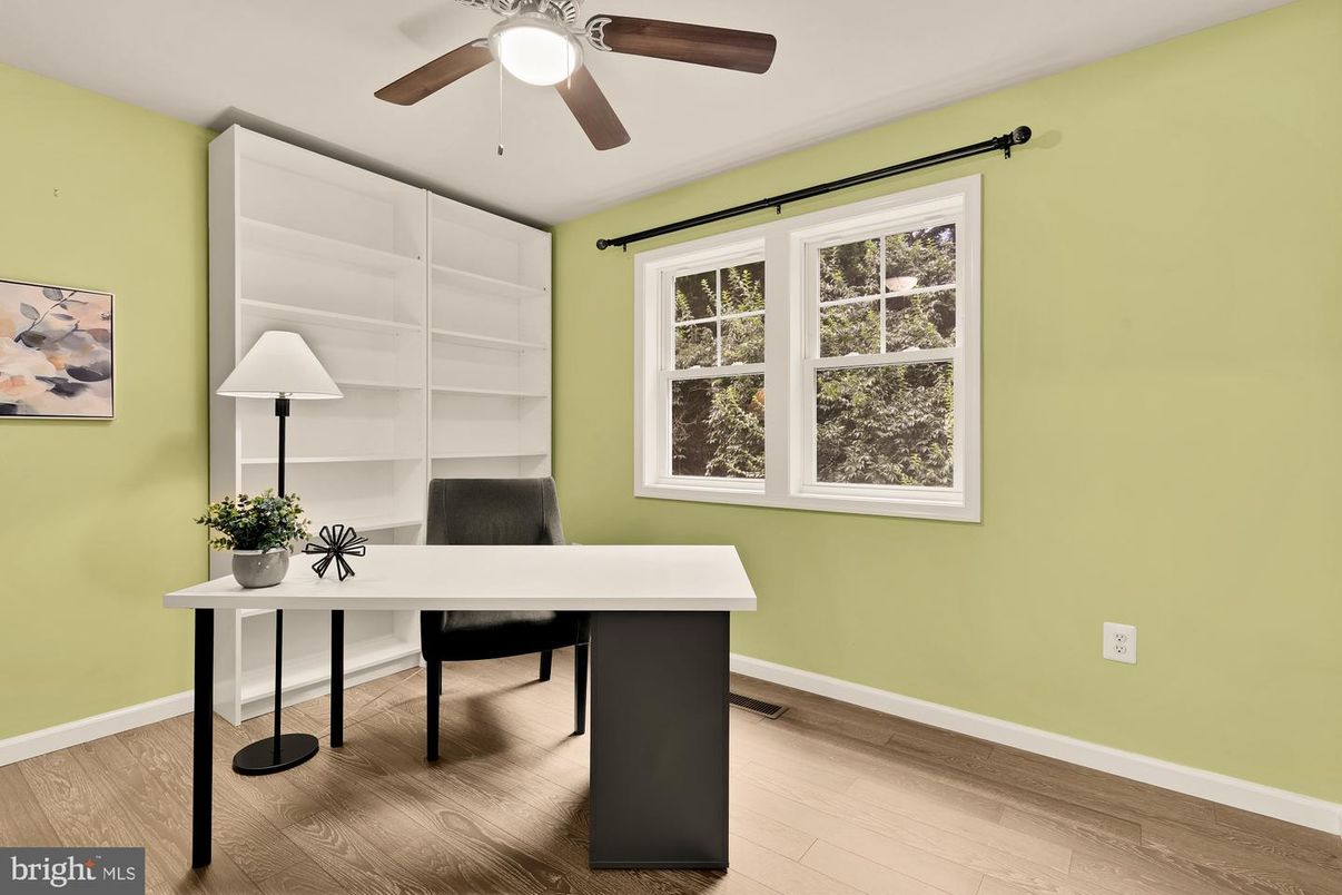 Home Office, Interior, Wood Texture Flooring
