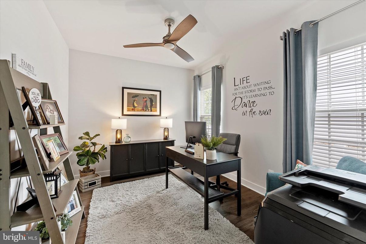 Home Office, Interior, Wood Texture Flooring