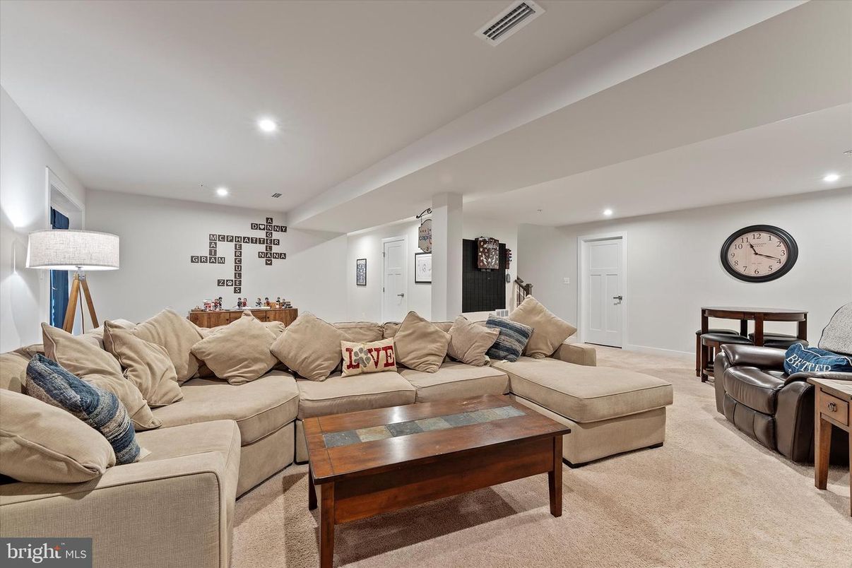 Interior, Living room, Recessed Lighting