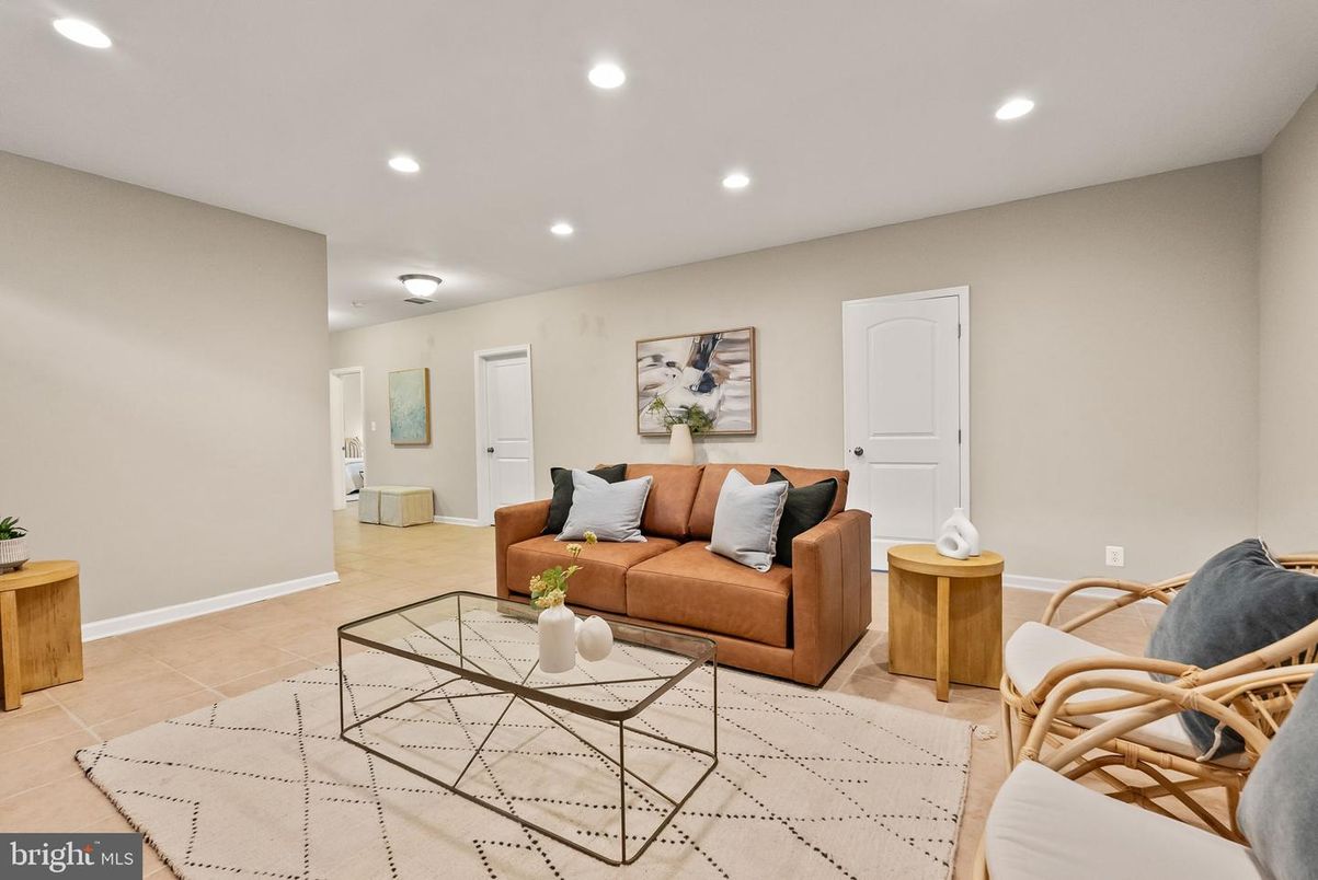 Interior, Living room, Recessed Lighting