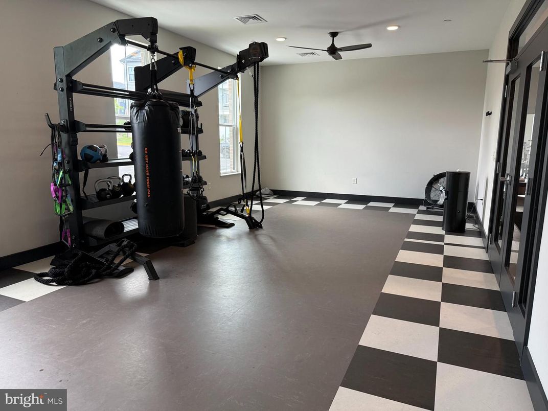 Fitness Equipment, Interior, Recessed Lighting