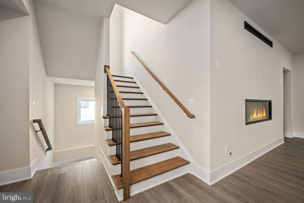 Fireplace, Interior, Wood Texture Flooring