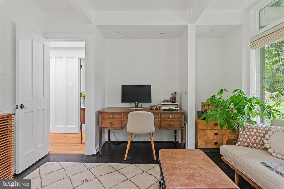 Home Office, Interior, Wood Texture Flooring