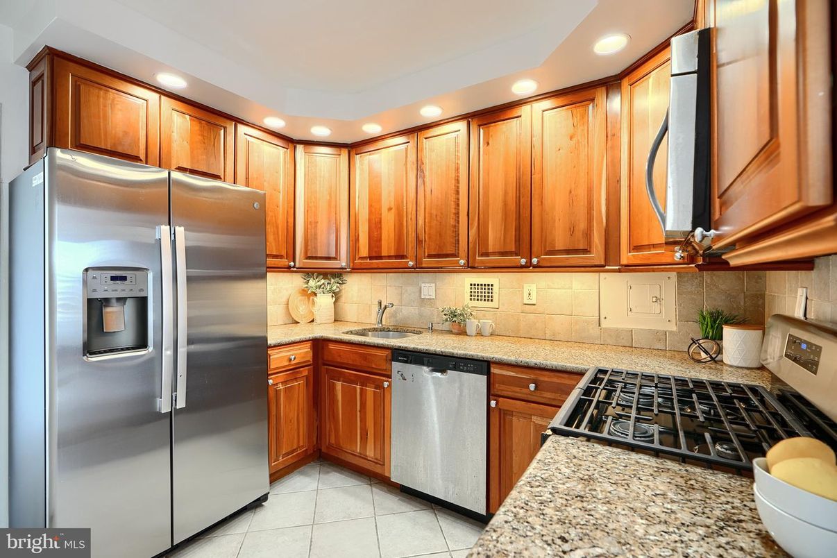 Interior, Kitchen, Recessed Lighting, Stainless Steel Appliances