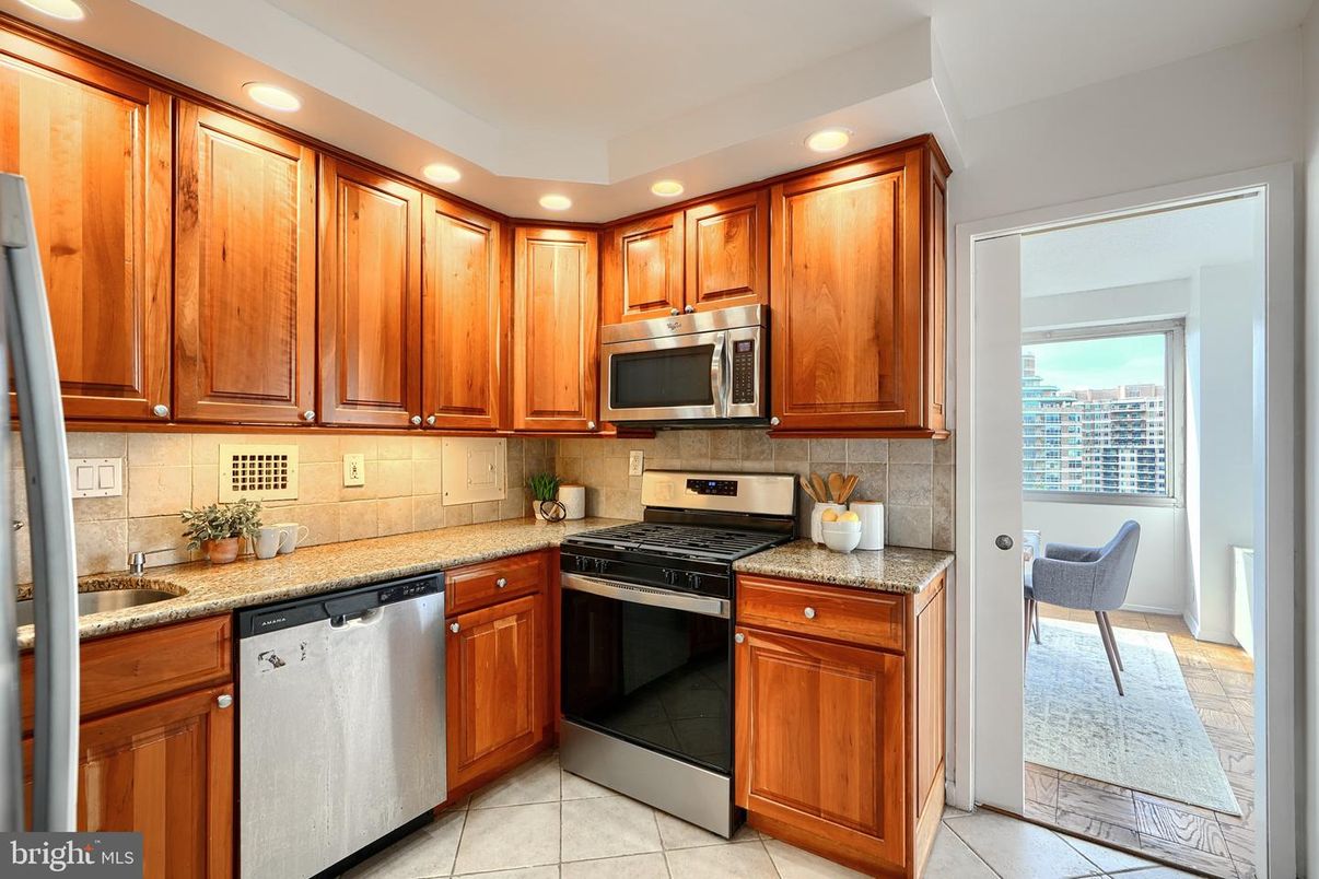 Interior, Kitchen, Recessed Lighting, Stainless Steel Appliances