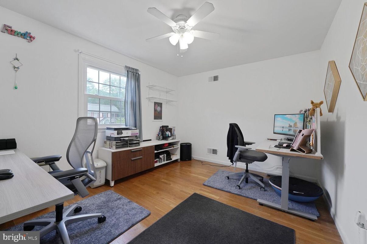 Home Office, Interior, Wood Texture Flooring