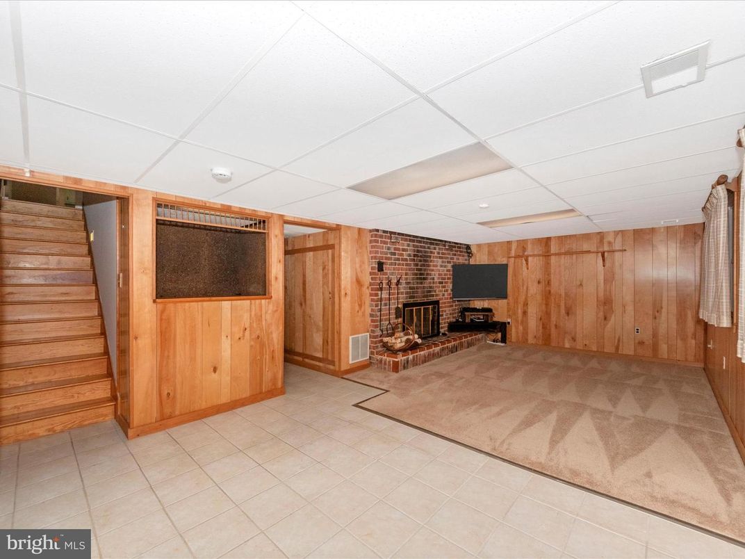 Fireplace, Interior, Stone Walls, Wooden Walls