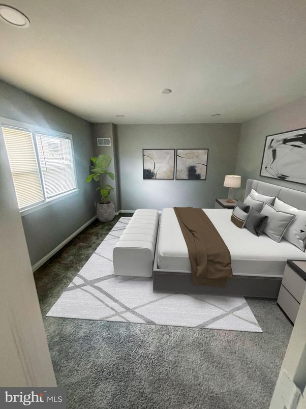 Bedroom, Interior, Recessed Lighting