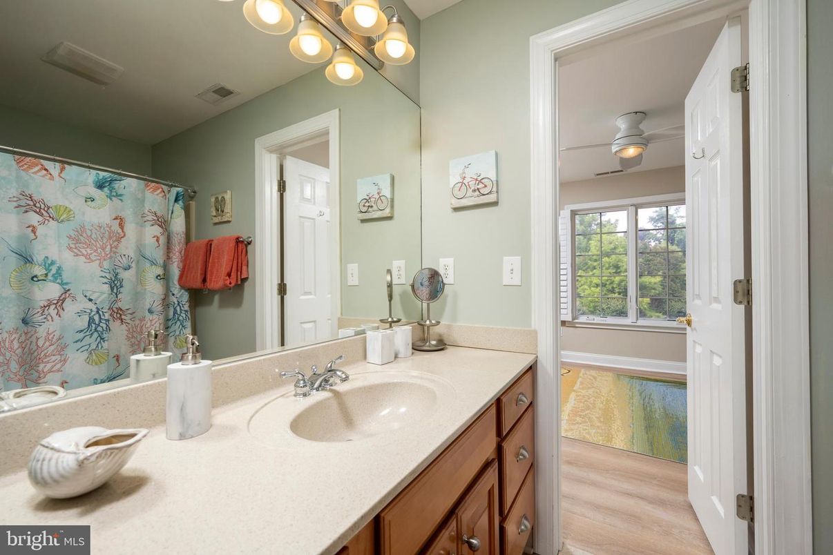 Bathroom, Interior, Wood Texture Flooring