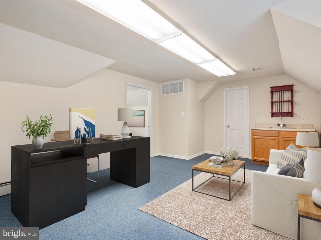 Home Office, Interior, Living room