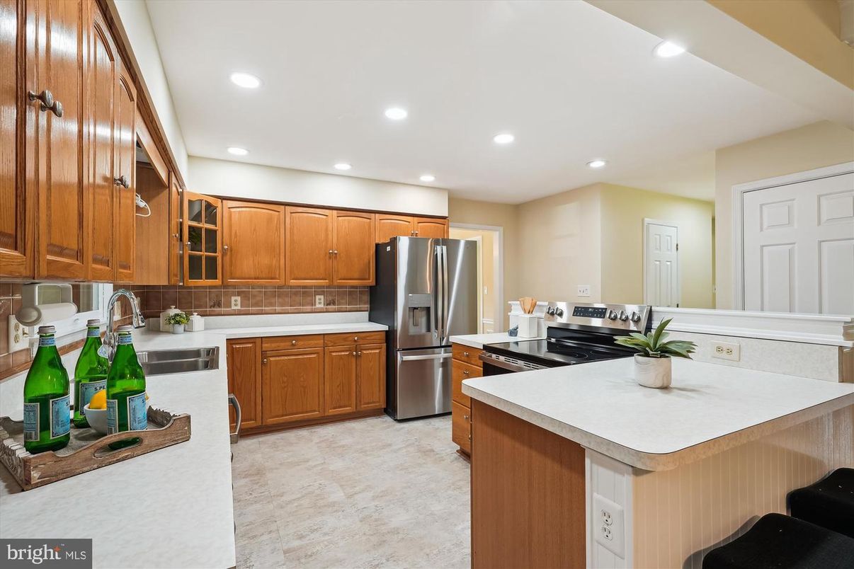 Interior, Kitchen, Recessed Lighting, Stainless Steel Appliances