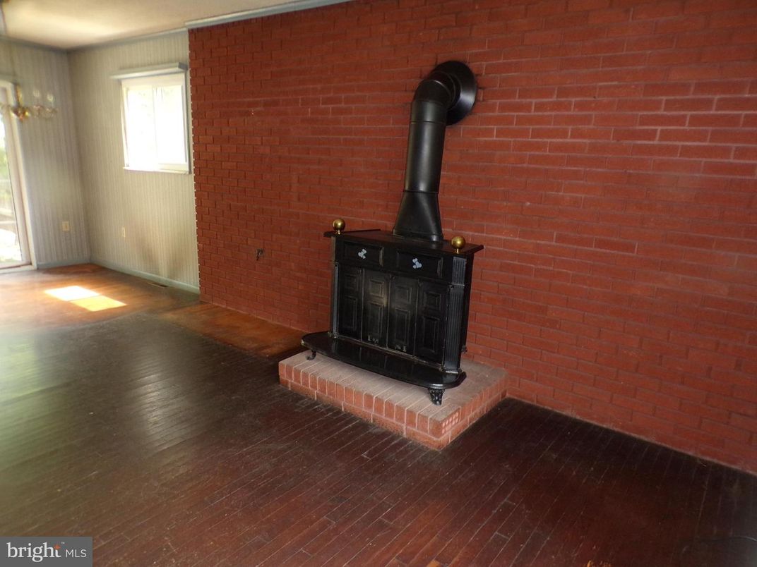 Fireplace, Interior, Stone Walls, Wood Texture Flooring