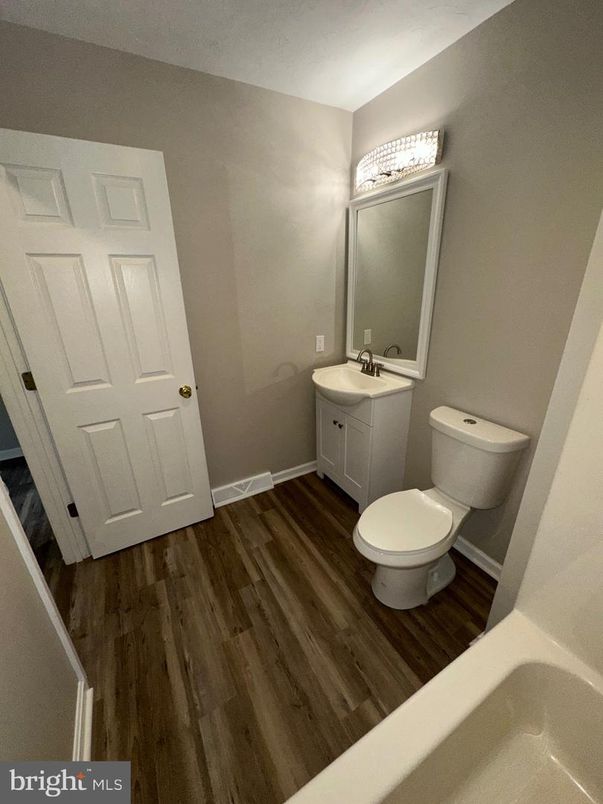 Bathroom, Interior, Wood Texture Flooring