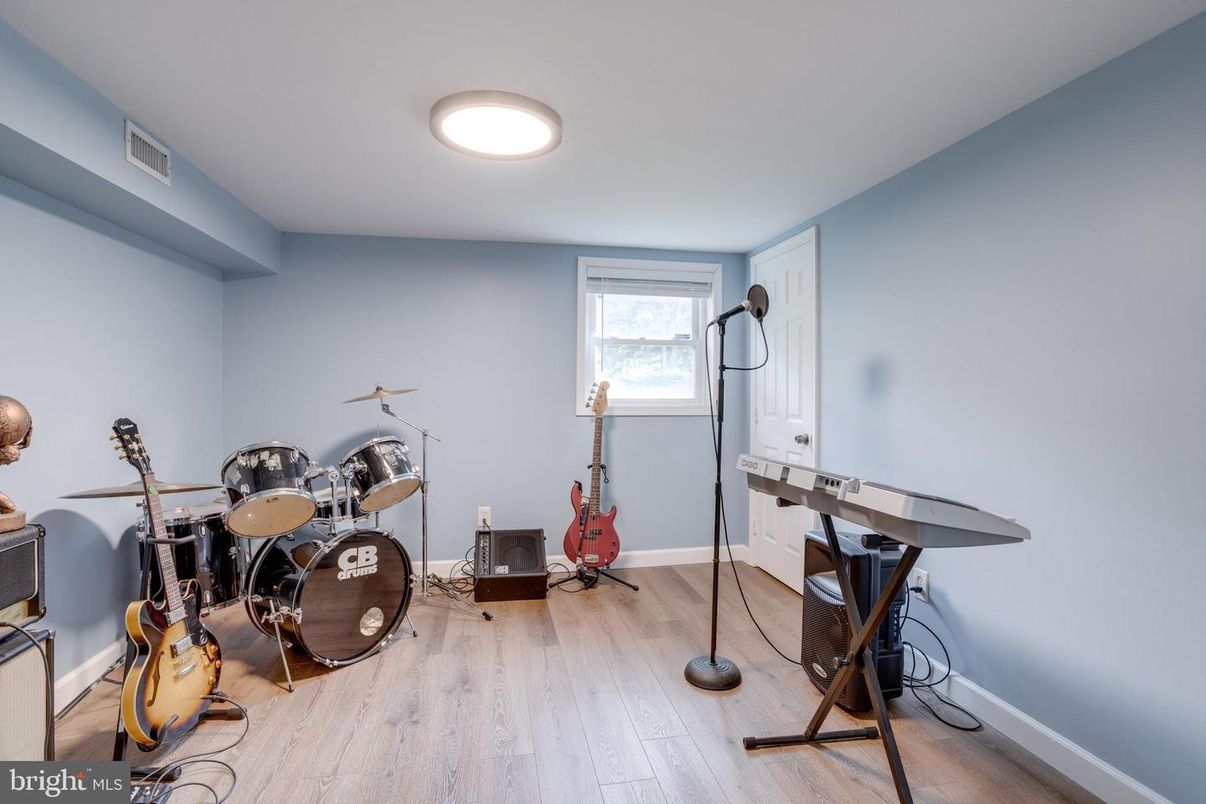 Fitness Equipment, Interior, Wood Texture Flooring