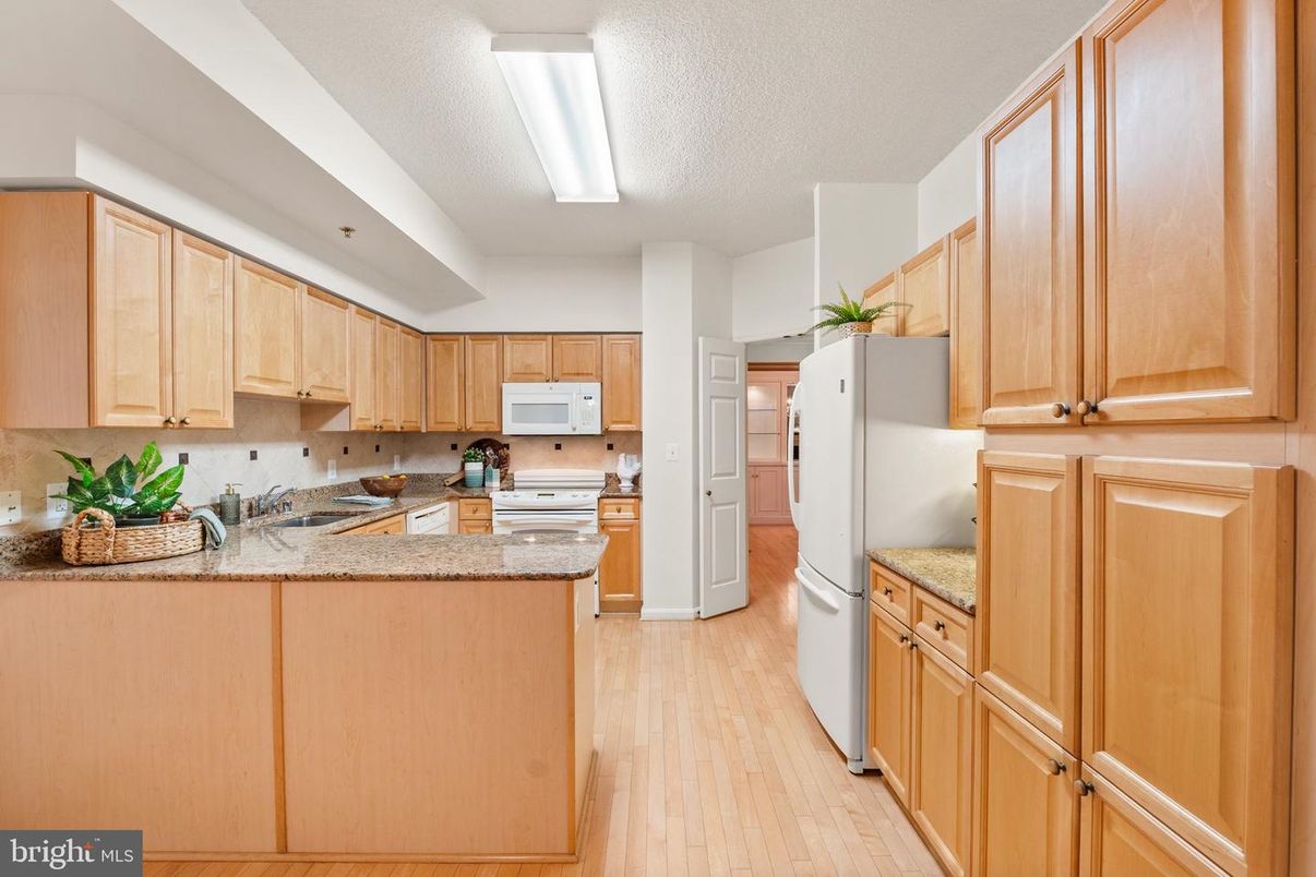 Interior, Kitchen, Wood Texture Flooring