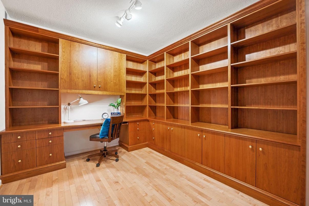 Home Office, Interior, Wood Texture Flooring