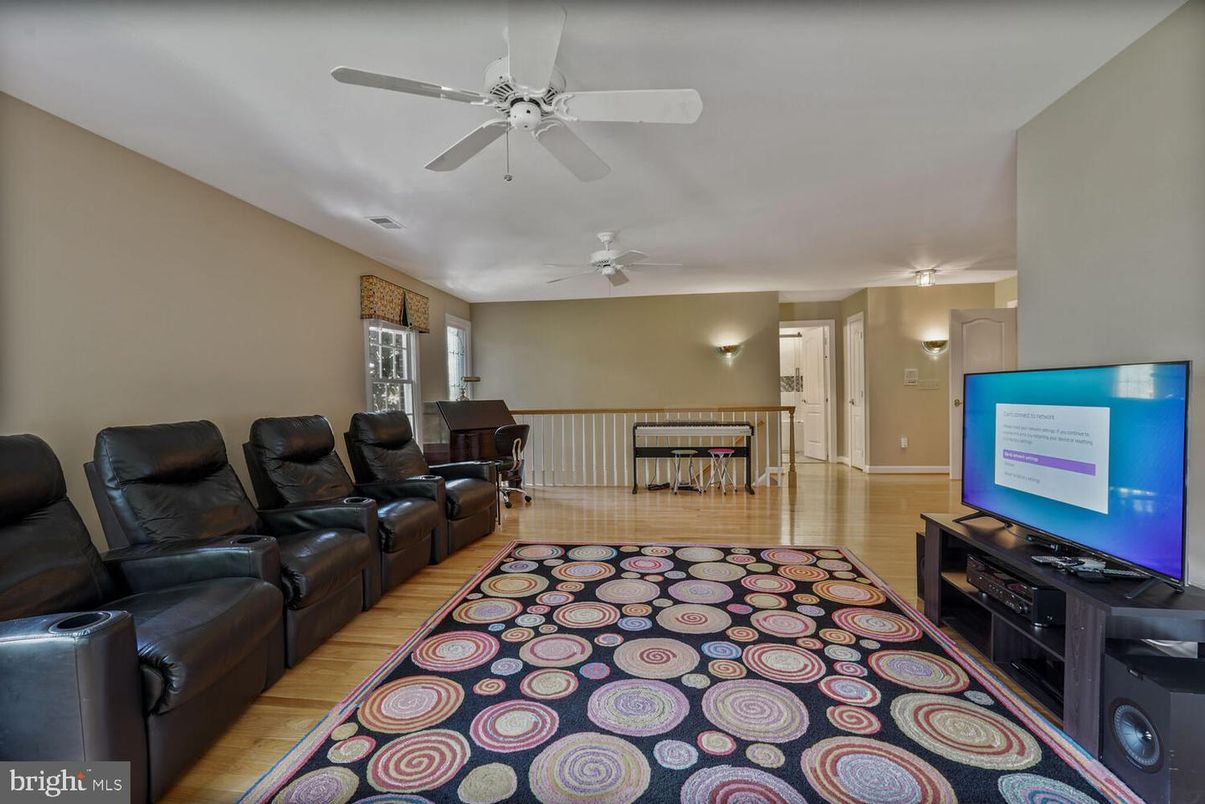 Home Theatre Room, Interior, Living room, Wood Texture Flooring