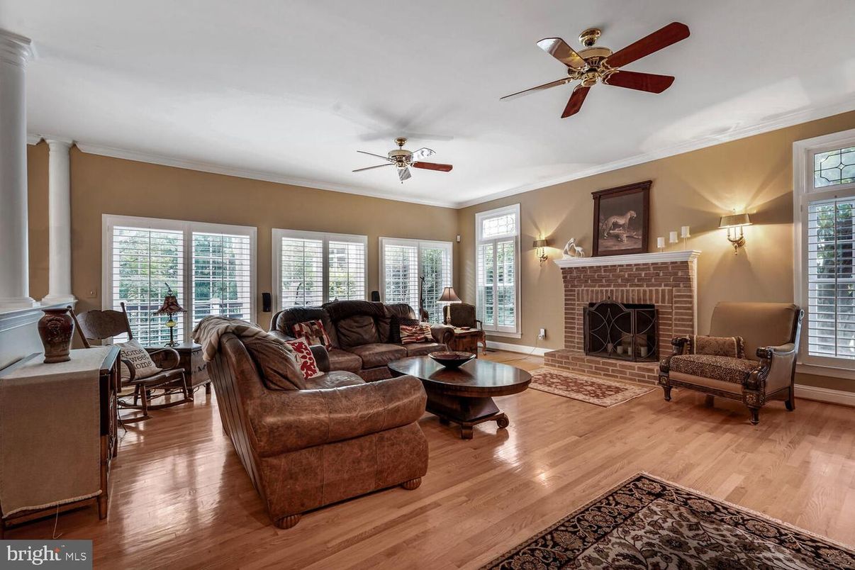 Fireplace, Interior, Living room, Wood Texture Flooring