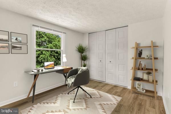 Home Office, Interior, Wood Texture Flooring