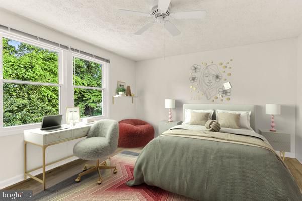 Bedroom, Home Office, Interior, Wood Texture Flooring