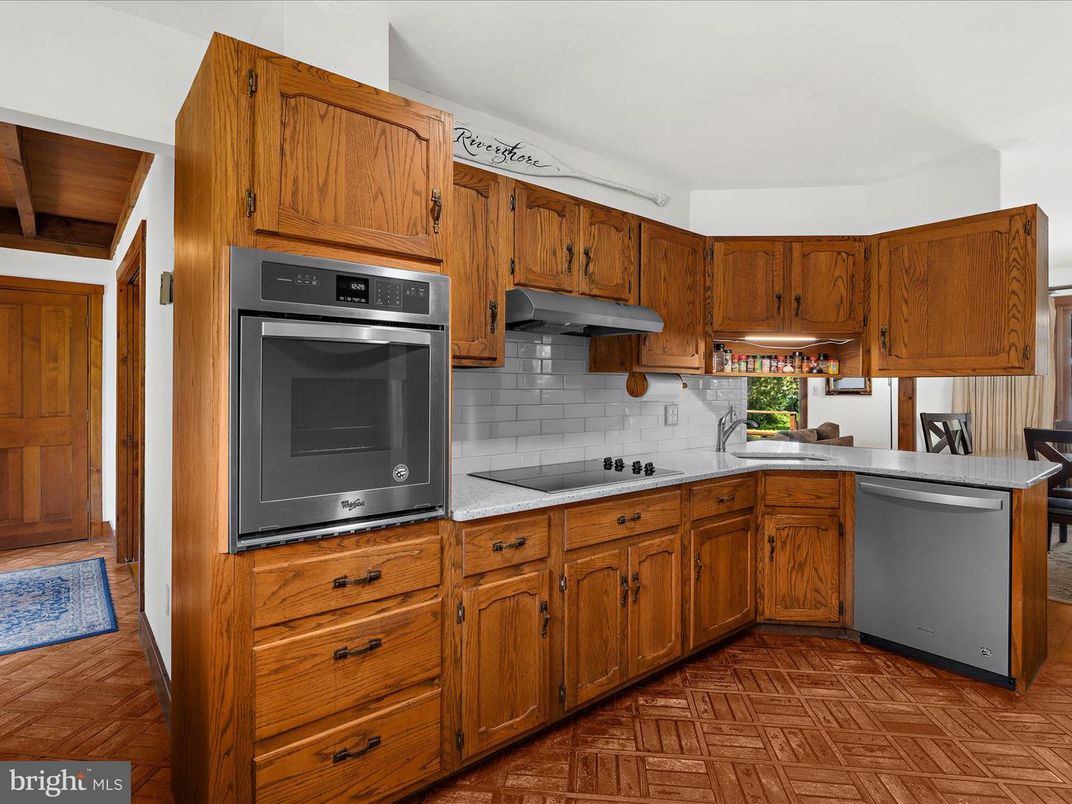 Interior, Kitchen, Wood Texture Flooring