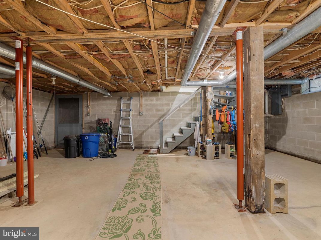 Interior, Stone Walls, Wooden Beams