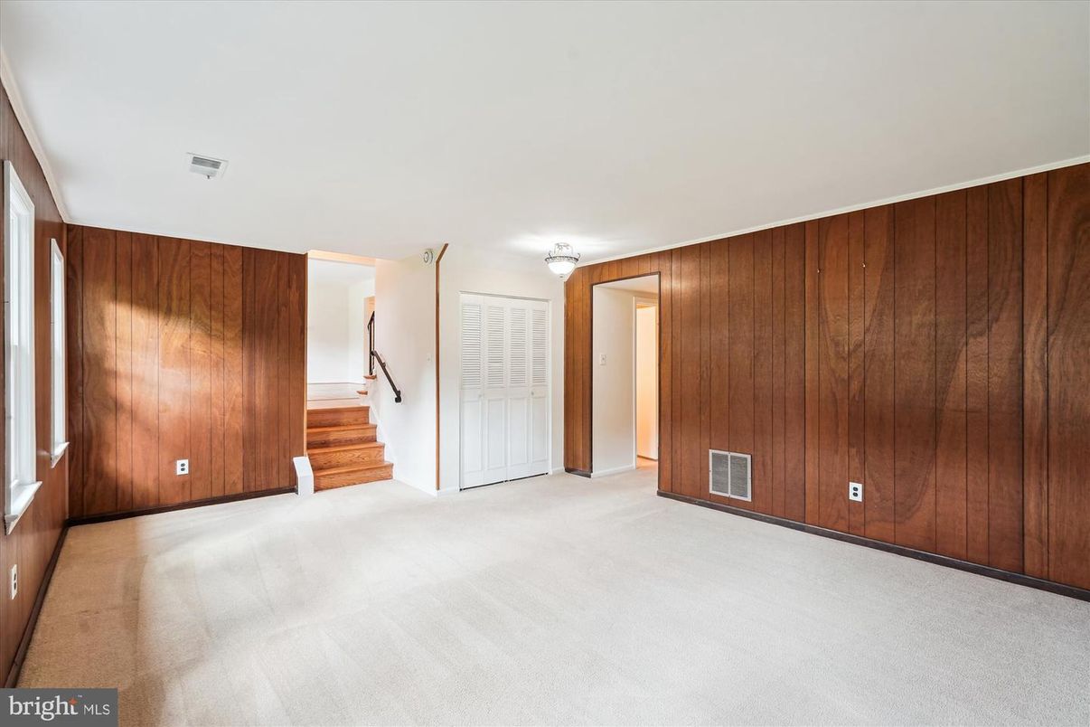 Empty room, Interior, Wooden Walls