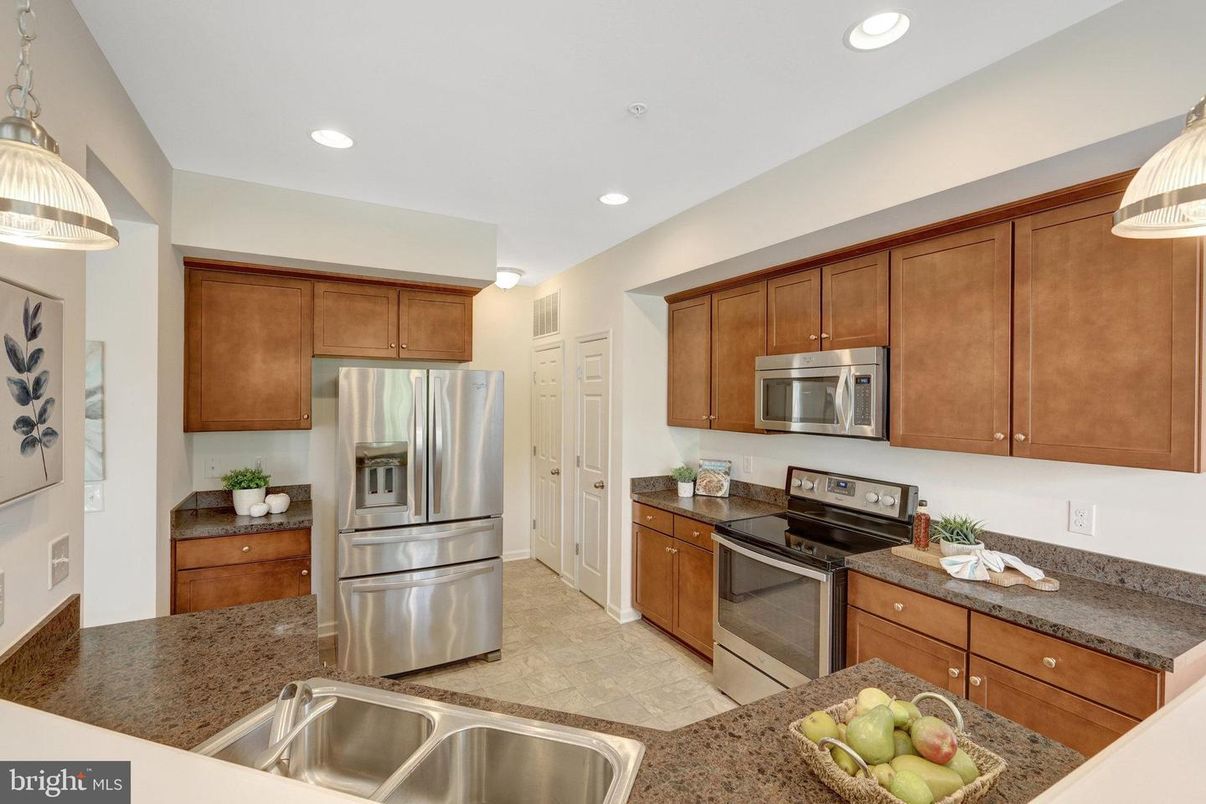 Interior, Kitchen, Recessed Lighting, Stainless Steel Appliances