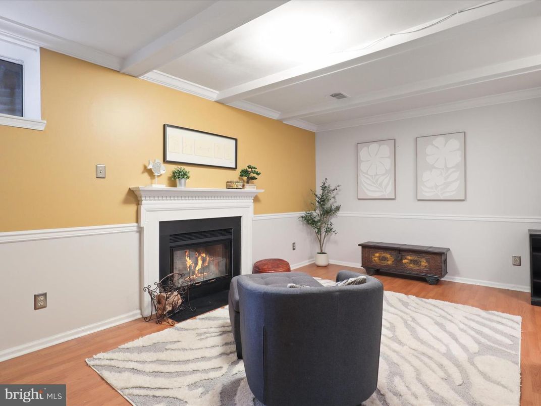 Fireplace, Interior, Wood Texture Flooring