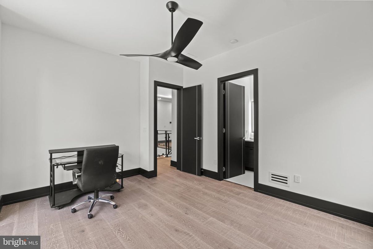 Home Office, Interior, Wood Texture Flooring
