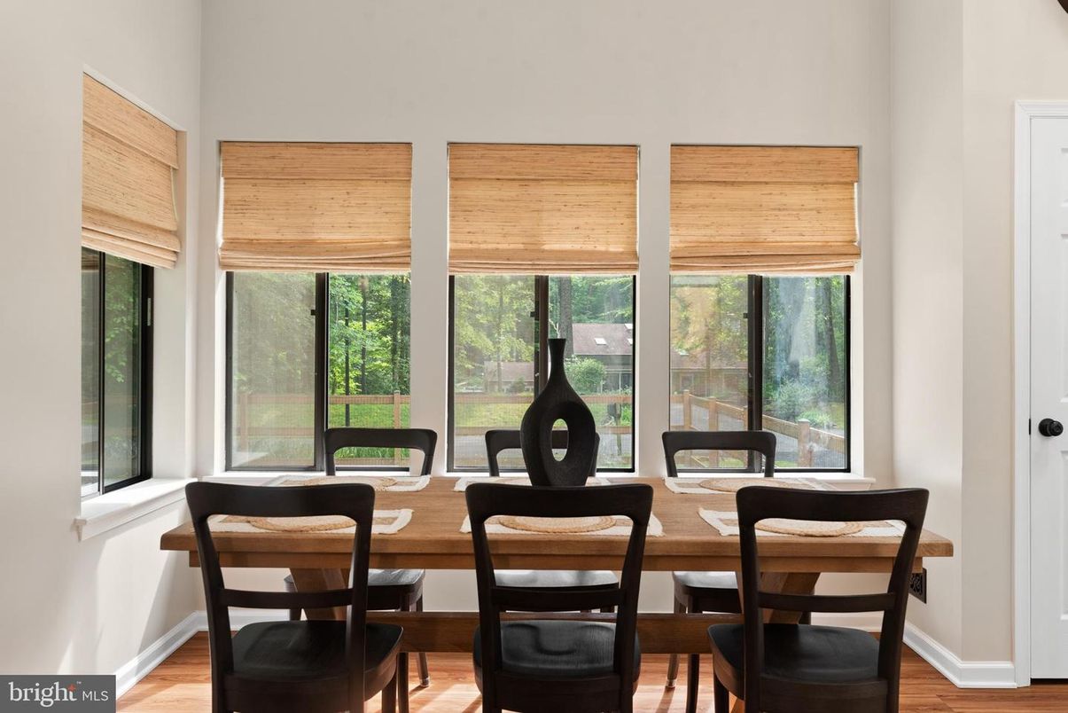 Dining room, Interior, Wood Texture Flooring
