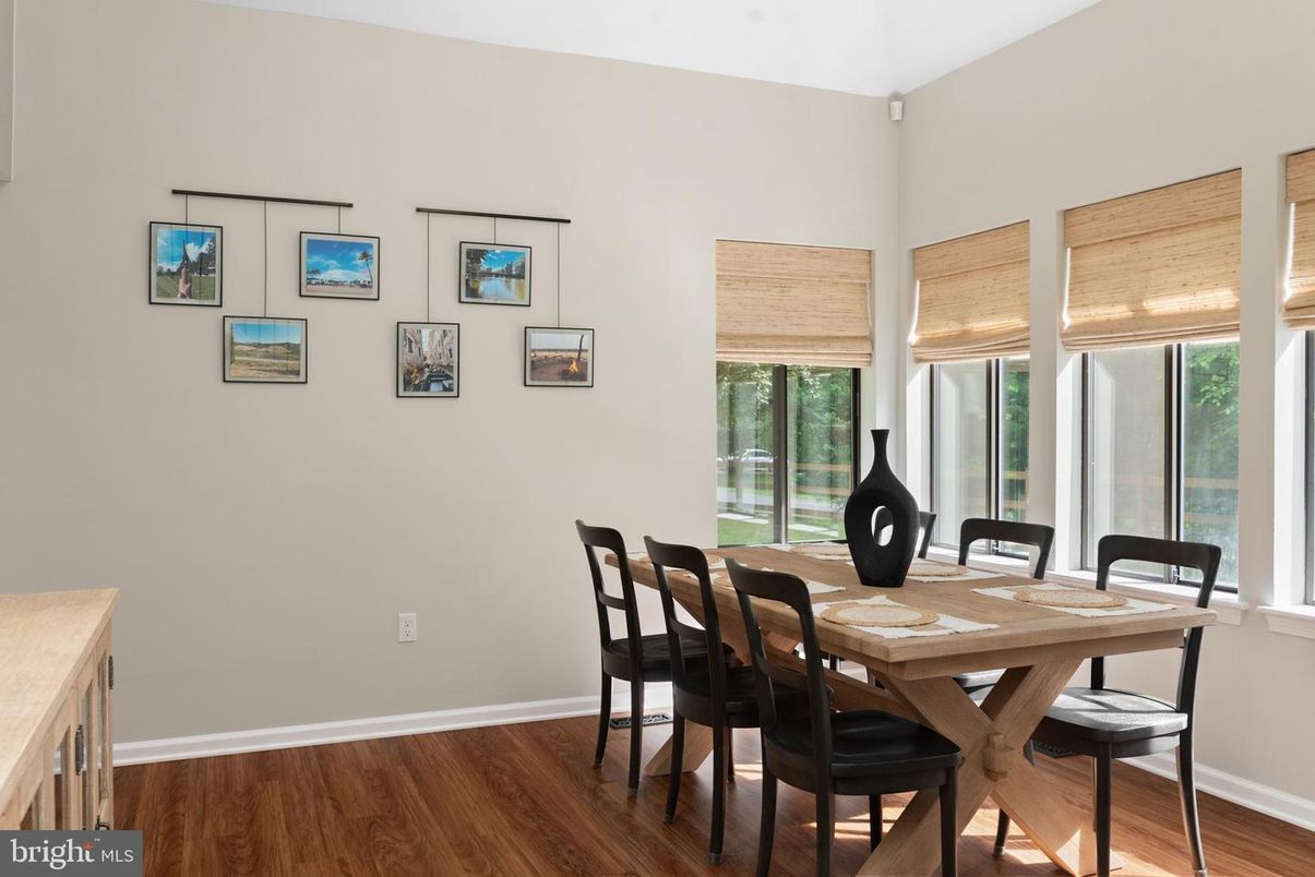 Dining room, Interior, Wood Texture Flooring