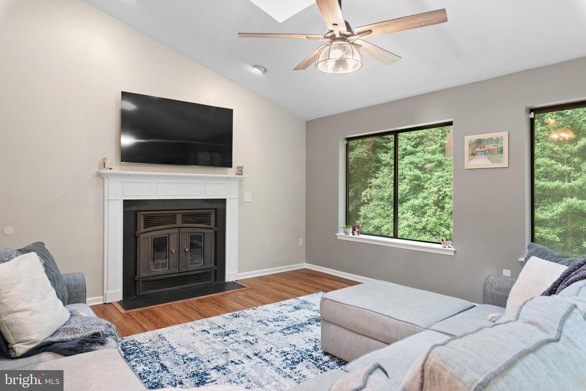 Fireplace, Interior, Living room, Wood Texture Flooring