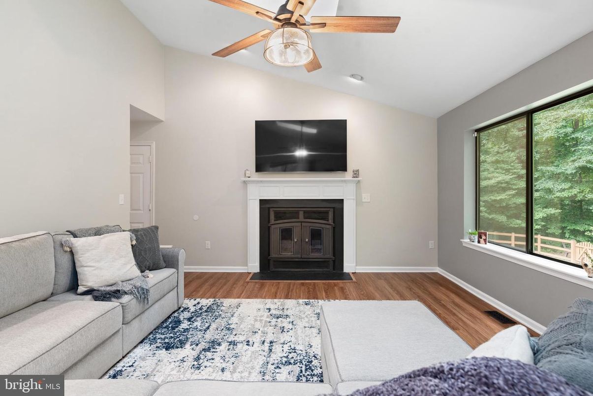 Fireplace, Interior, Living room, Wood Texture Flooring