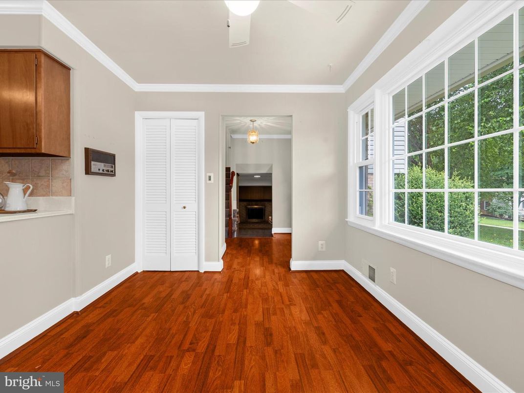 Empty room, Fireplace, Interior, Wood Texture Flooring