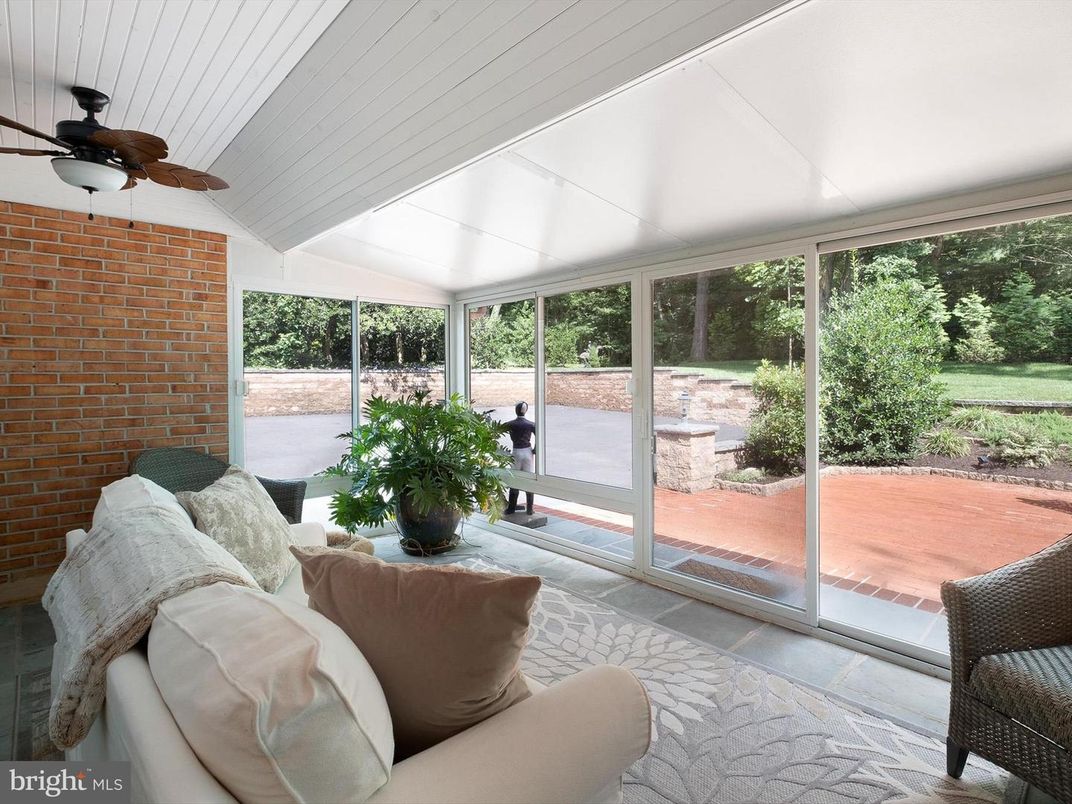 Interior, Stone Walls, Sun Room