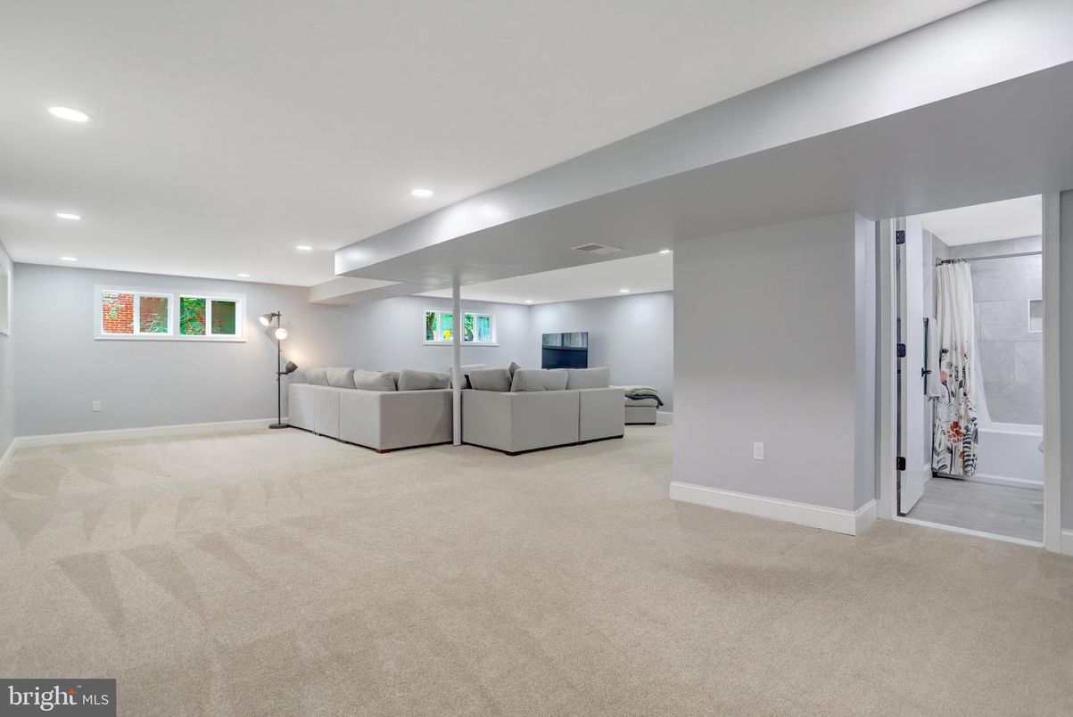 Interior, Living room, Recessed Lighting