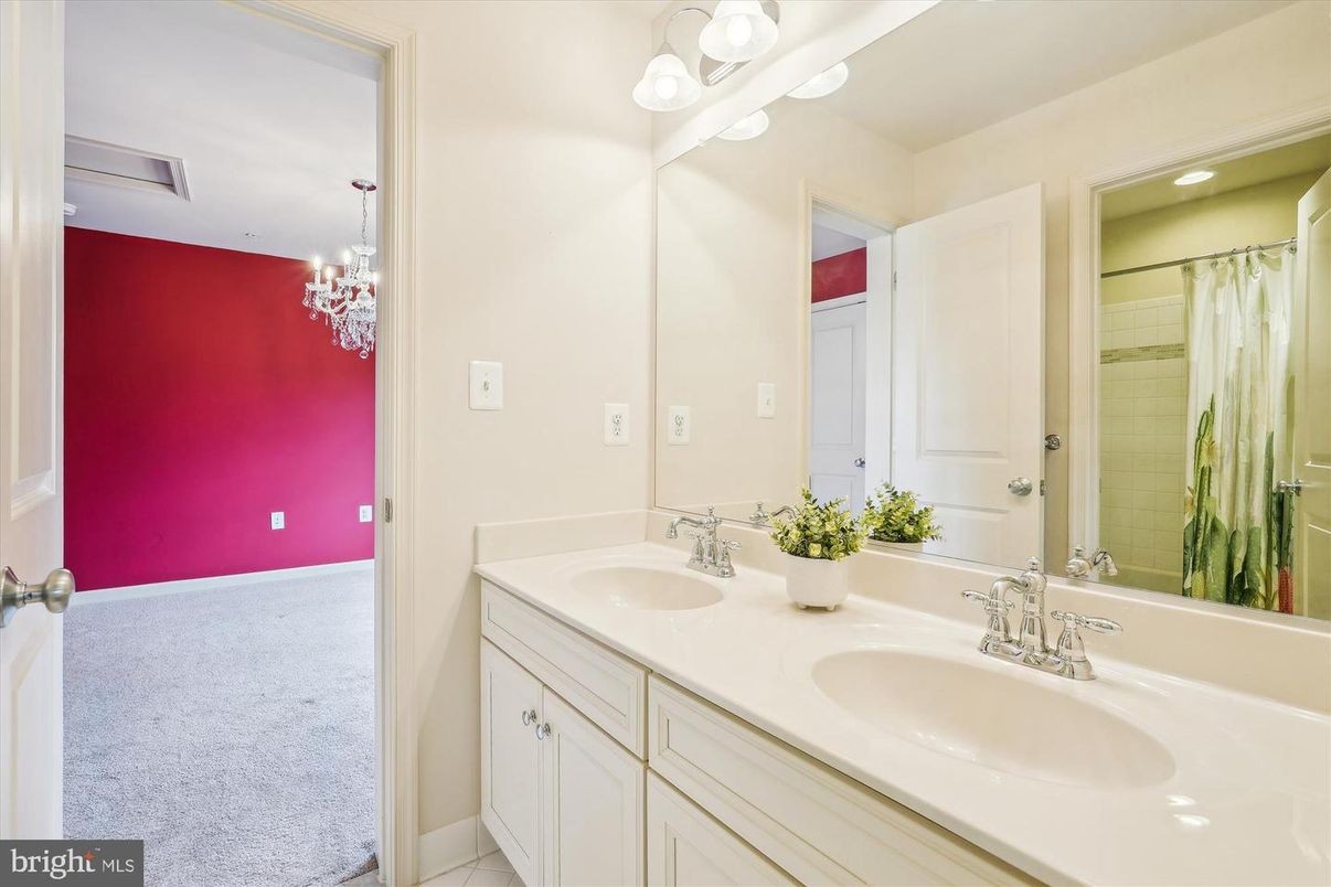 Bathroom, Chandelier, Dual Sink Vanities, Interior