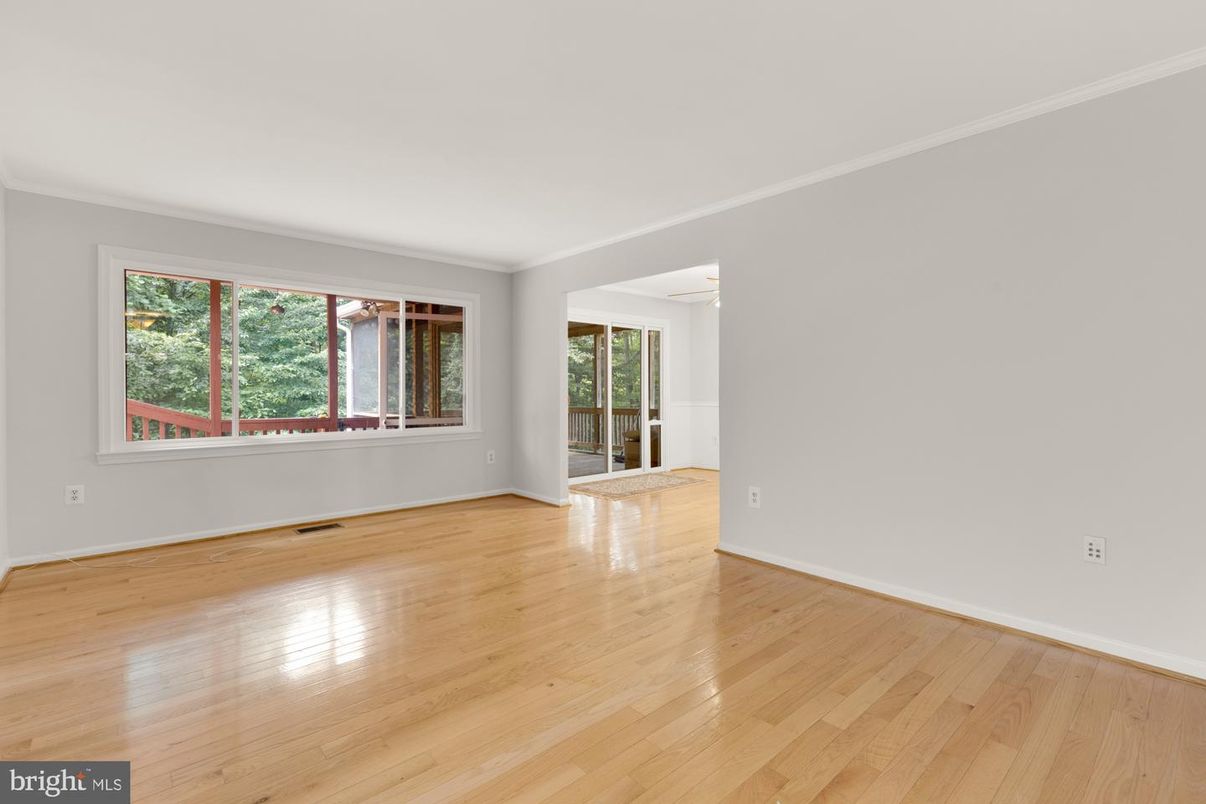 Empty room, Interior, Wood Texture Flooring