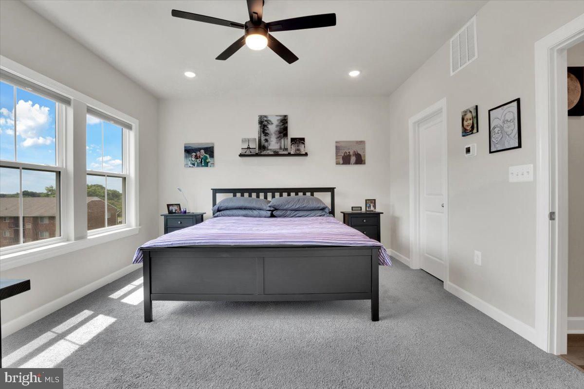 Bedroom, Interior, Recessed Lighting