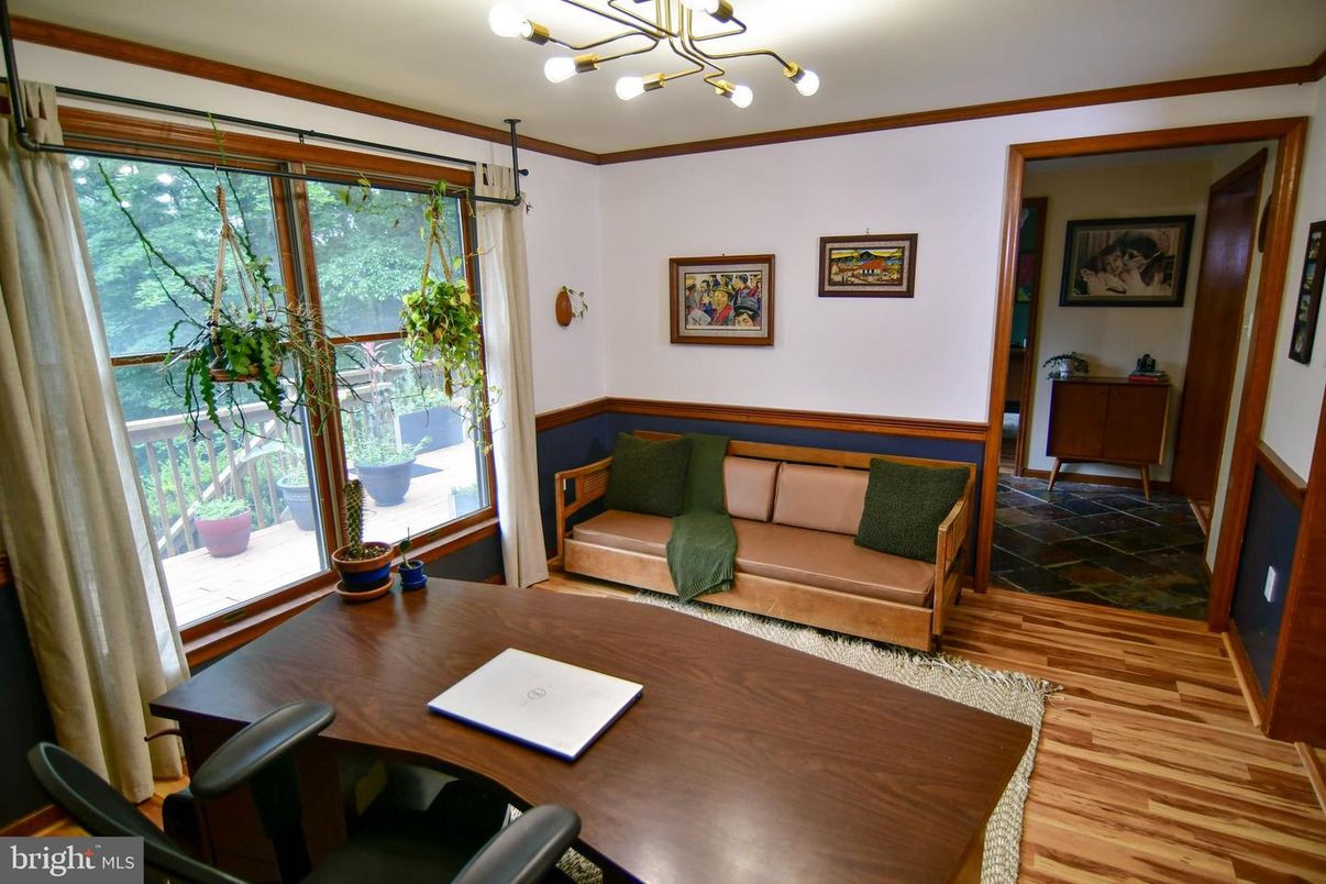 Home Office, Interior, Wood Texture Flooring