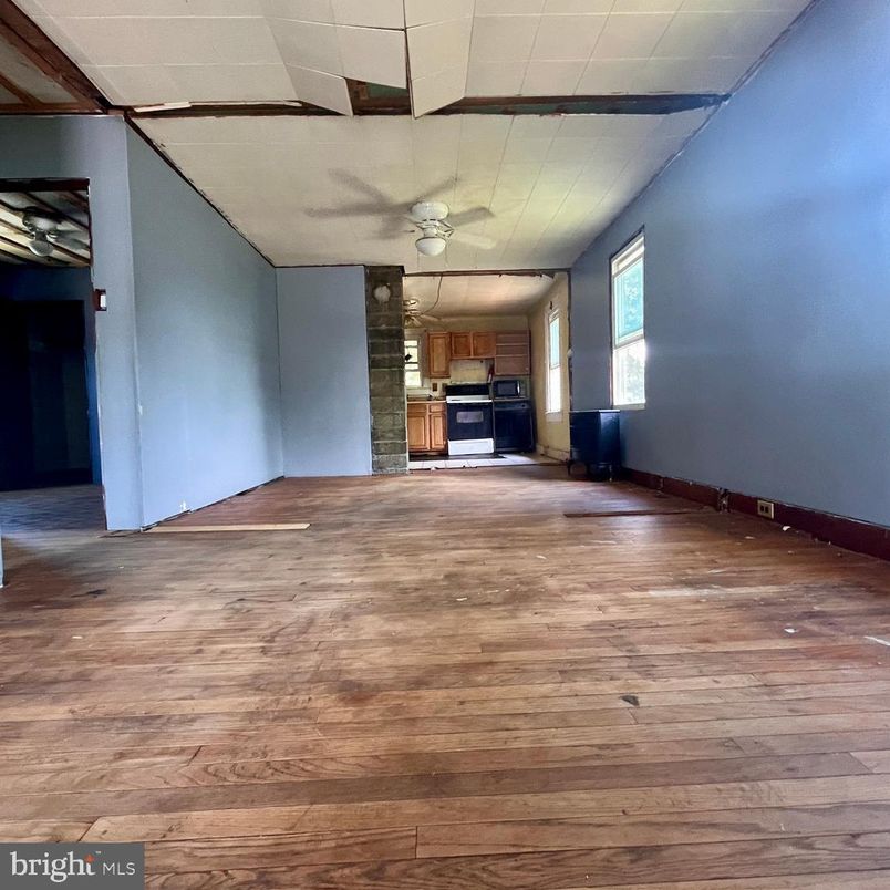 Empty room, Interior, Kitchen, Wood Texture Flooring