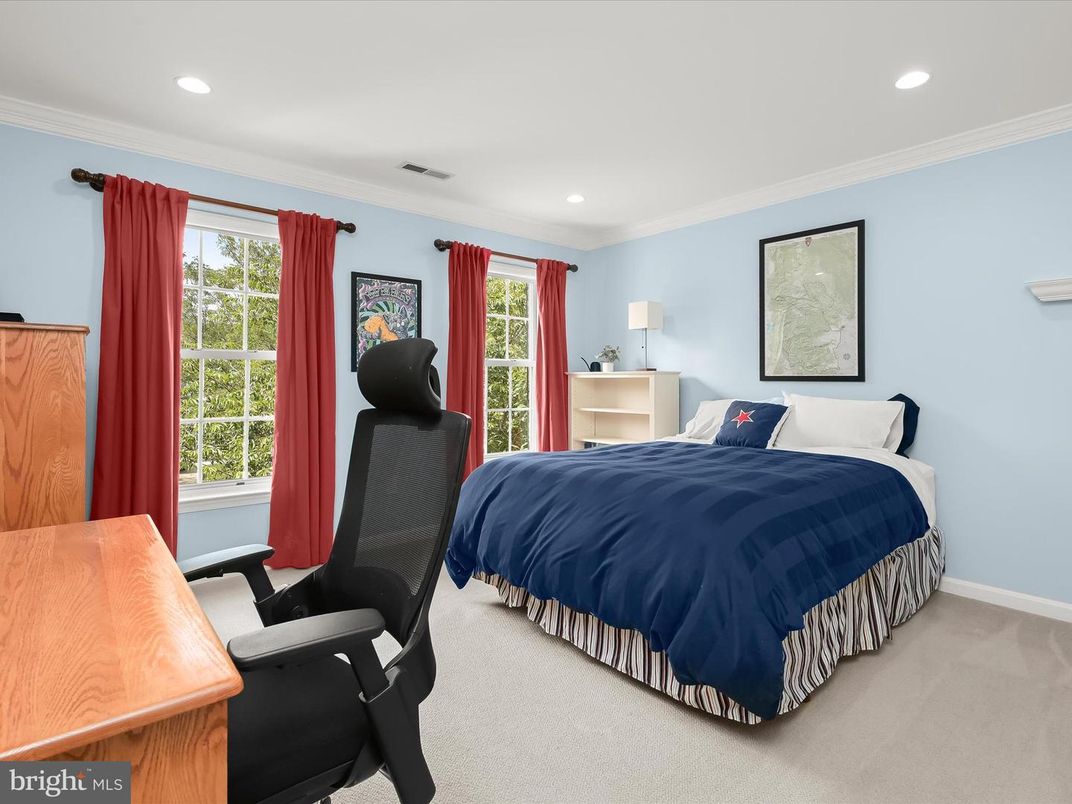 Bedroom, Home Office, Interior, Recessed Lighting