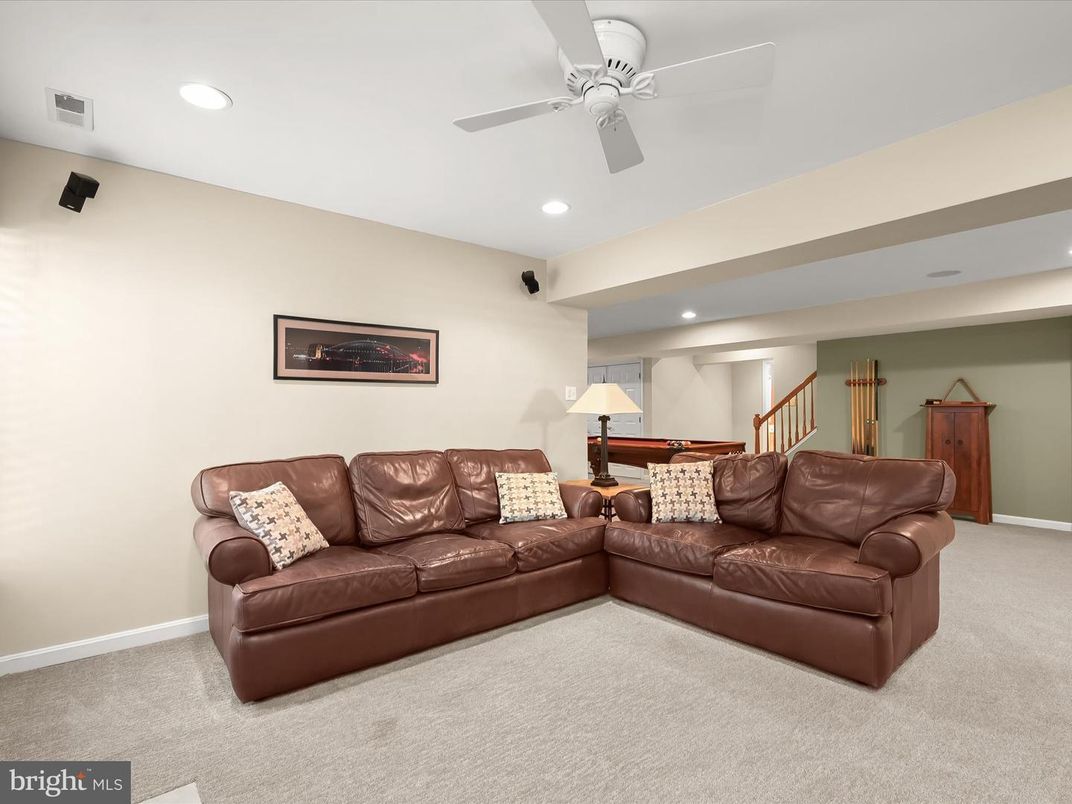 Billiard Table, Interior, Recessed Lighting